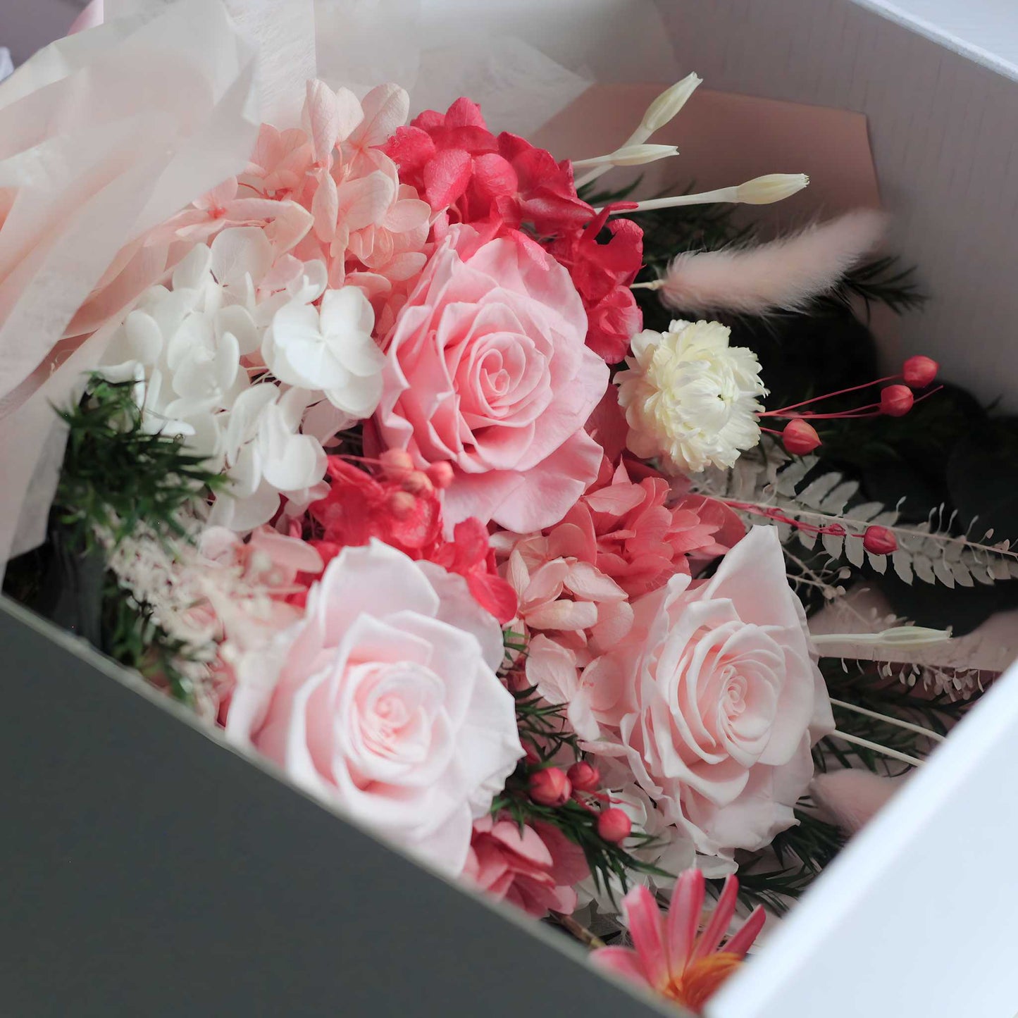 Preserved Flowers Wholesale Pink Rose Bouquet